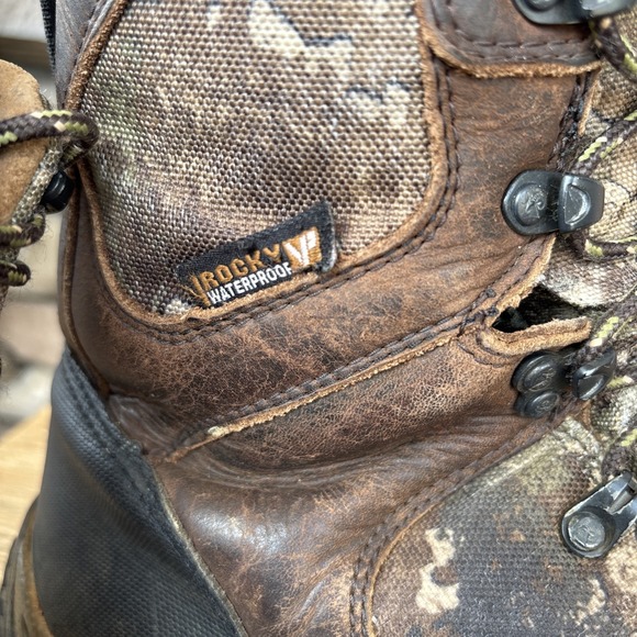 Rocky Boots Men 9M Camouflage Waterproof V Hunting Combat Thinsulate Ultra 400gr - Picture 7 of 12